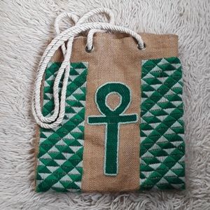 Vintage Egyptian tote bag